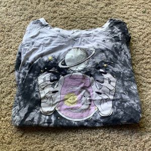alt witchy crystal ball t shirt